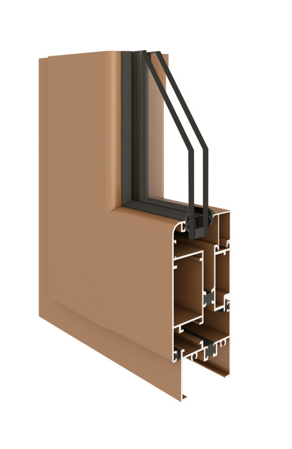 注膠平開門-GMR50系列（邊框50mm）